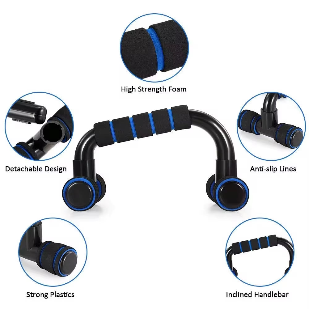 H-Type Push-Up Stand Push-Up Fitness Equipment Chest Muscle Training Home Foam Push-Ups